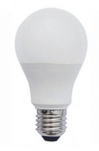 Estandart led 12 watios 3000K A60 E27 170v/230v
