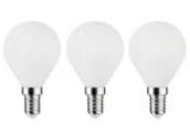 Pack 3 unidades Esférico led 7 watios E14 6400K G45 110v/230v