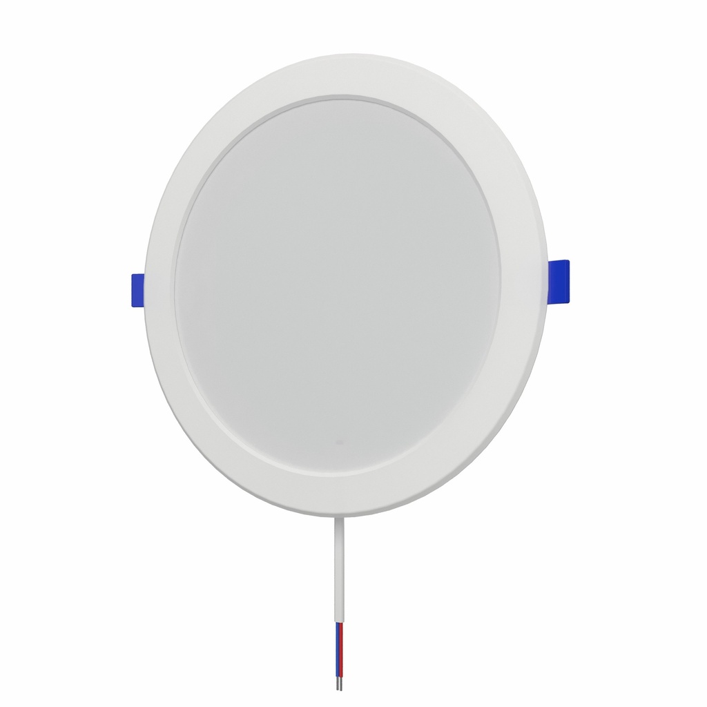 Downlight EMPOTRADO posibilidad de sobreponer con aro REF 00486 DOB 3CCT 24 WATIOS. (diámetro igual a 18 w)