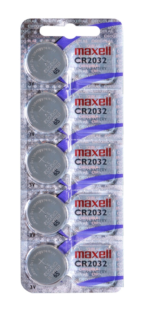 Pila Botón CR2032 E-Blister 5Pcs MXL