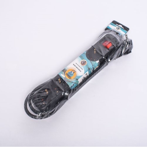 Bases 4 Tomas c/i 1.5m de cable 3 x1.5mm Negra (código antiguo GM10079)