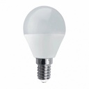 Esférico led 8.5 watios E14  6400K G45 110v/230v