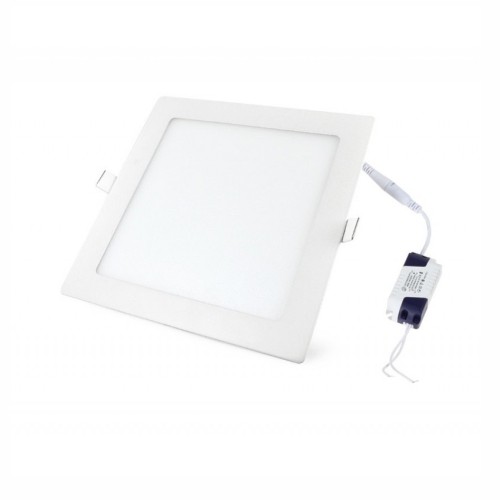 Downlight blanco empotrado 18 watios 4200K cuadrado