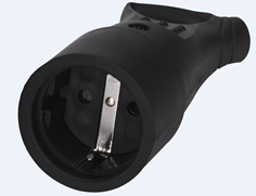 Base aéreas goma negra con tirador