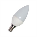 Vela led 7 watios E14 3000k luz cálida 110v/230v