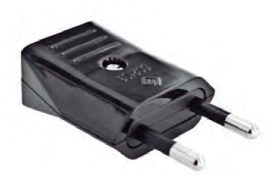 Clavija Extra 10A Negra