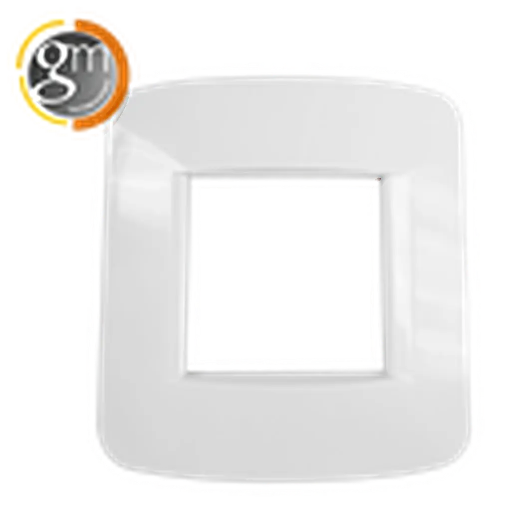 Embellecedor blanco 2 módulos serie  TF 70 EU