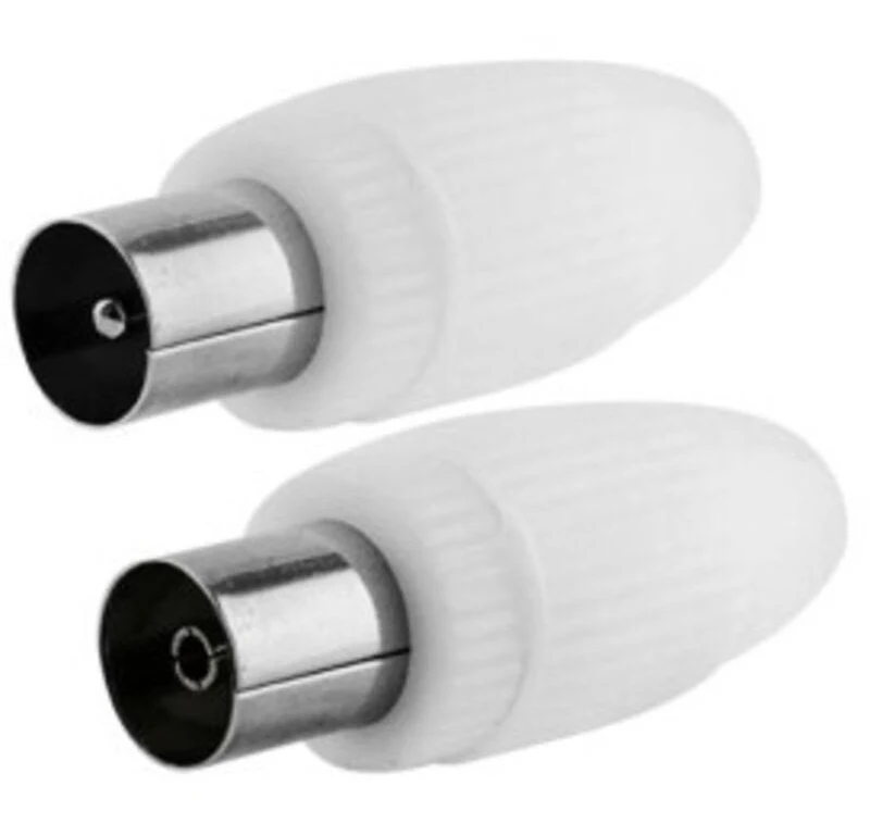 Clavija TV recto macho