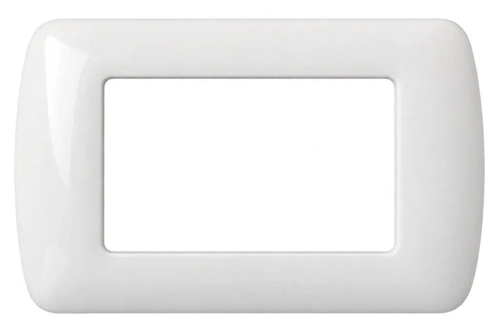 Embellecedor 3 módulos serie TF15 blanco