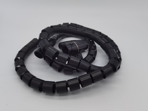 [GM10348] Cubre cable en espiral 25mm x 1 metro negro