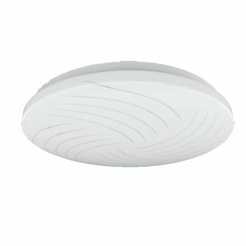[GM00455] Plafón led 18 watios 3CCT redondo rayas- slim
