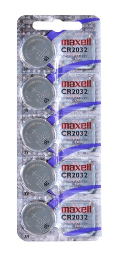[CR2032 E-B5 MXL] Pila Botón CR2032 E-Blister 5Pcs MXL