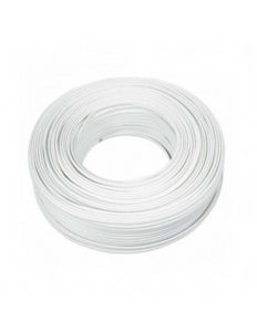 [CP03W] Cable paralelo audio BLANCO 2x1mm (rollo 100m)