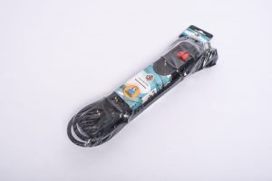 [GM10420] Bases 4 Tomas c/i 3m de cable 3 x1.5mm Negra (código antiguo GM10083)