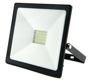 [GM00122] Foco de led 30 watios plano 110/220V 6400K negro
