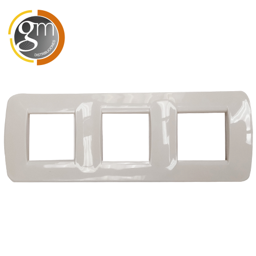 [199803342] Embellecedor Marfil 6 módulos serie TF 72 EU