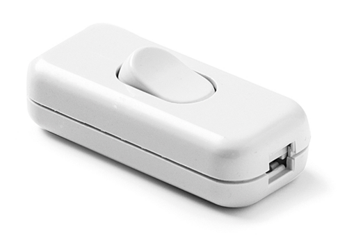 [4403] Interruptor Paso 2P 2A 250V Blanco