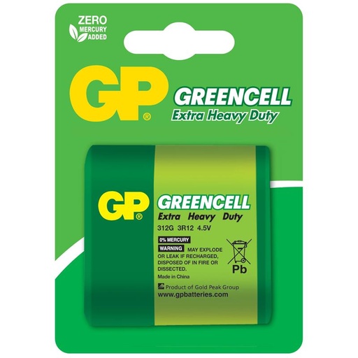 [312G-B1 GP] Pila petaca 3R12 4.5V GP
