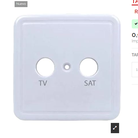 [SME10T] Tapa para base de toma