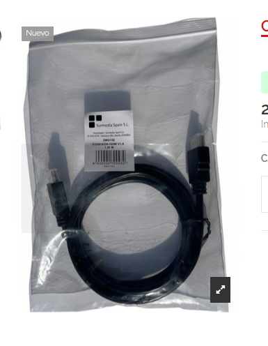 [SMG15E] Cable HDMI macho-macho 1.5 metros 1.4