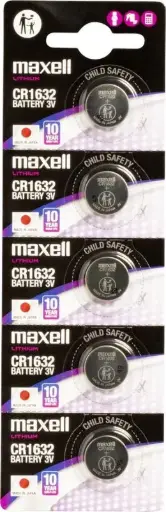 [CR1632-B5 MXL] MicroPila litio boton CR1632-B5 MXL Blister 5 pcs