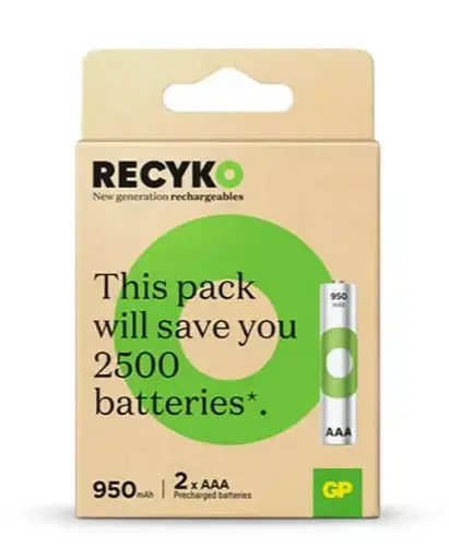 [100AAAHC-CB2 GP] Pila recargable 100AAAHC-CB2 GP - 2 uds